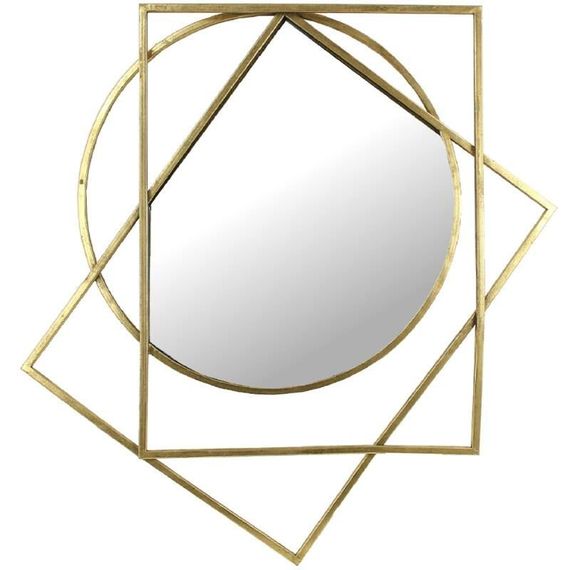 Peegel Geometrical 63x73 kuldne