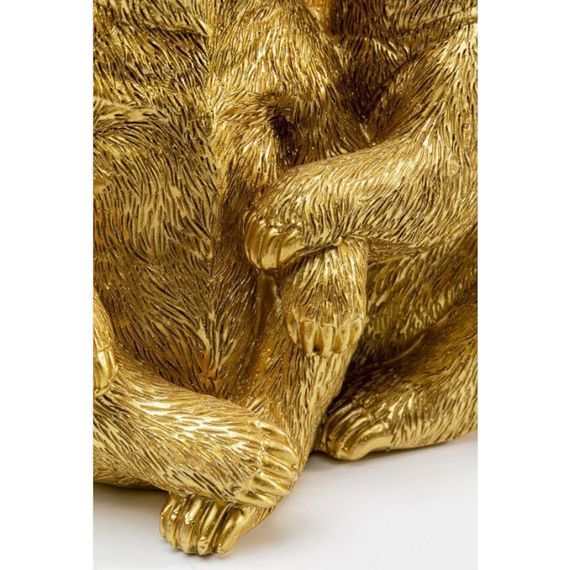 Dekoratiivkuju Cuddling Bears kuldne